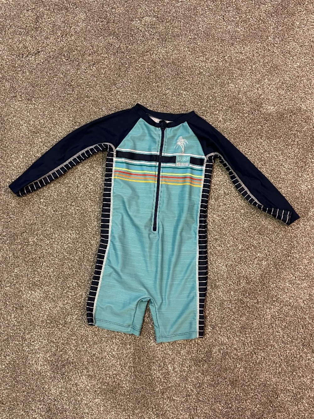 Boy size 2 rashguard suit